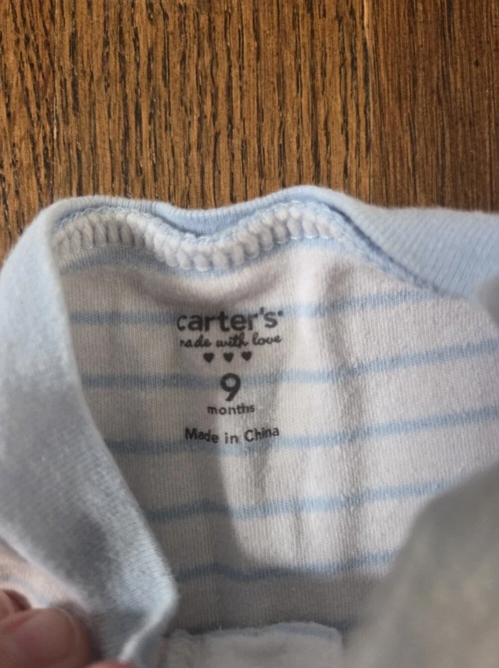 Carters 9M Team Grandpa Footie Pajamas